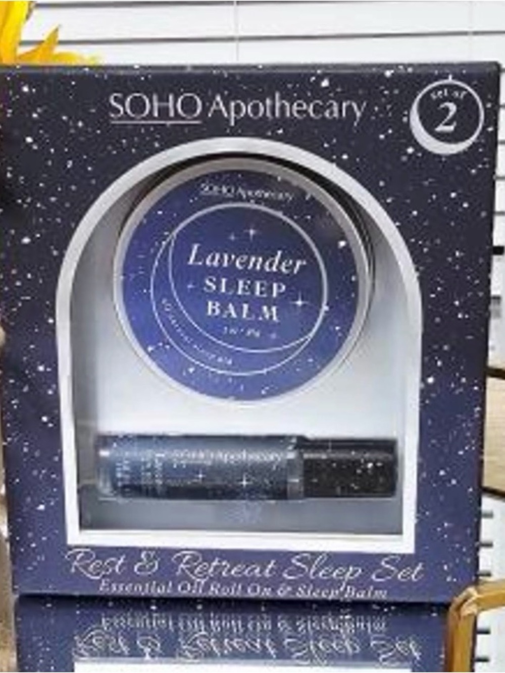 Lavender Sleep Balm & Roll-On Set - Blue